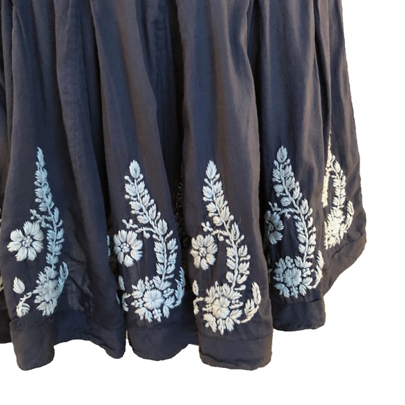 Jayshree Dalal Embroidered Mini Boho Circle Skirt - Picture 3 of 3